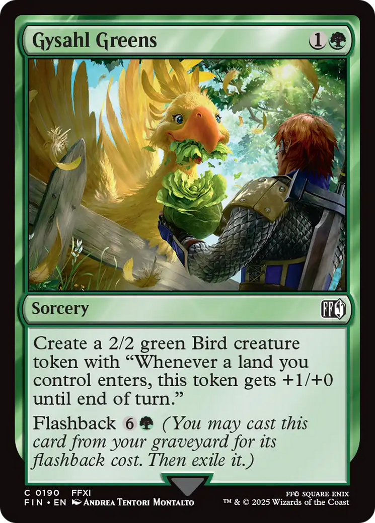 Gysahl Greens [FINAL FANTASY] | PLUS EV GAMES 