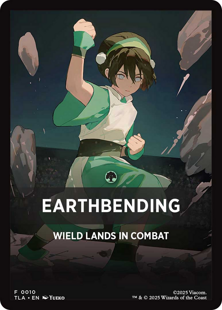 Earthbending Theme Card [Avatar: The Last Airbender Tokens] | PLUS EV GAMES 
