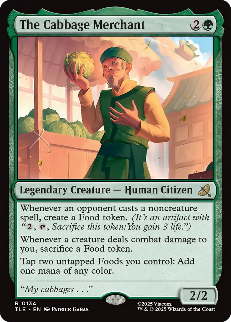 The Cabbage Merchant [Avatar: The Last Airbender: Eternal-Legal] | PLUS EV GAMES 