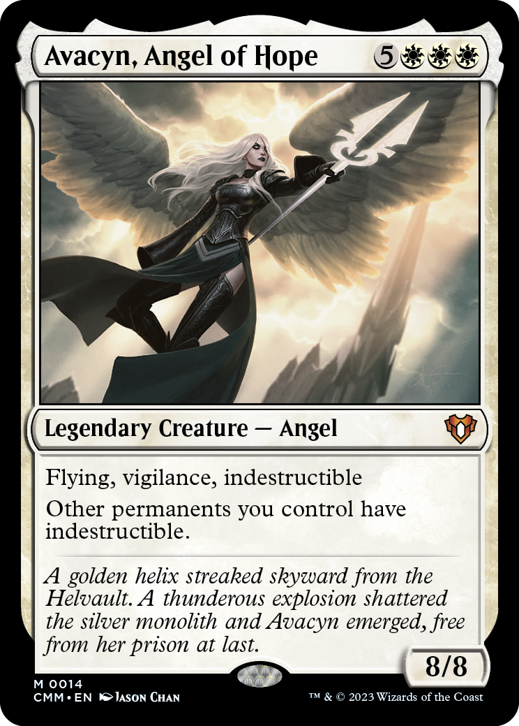 Avacyn, Angel of Hope [Commander Masters] | PLUS EV GAMES 