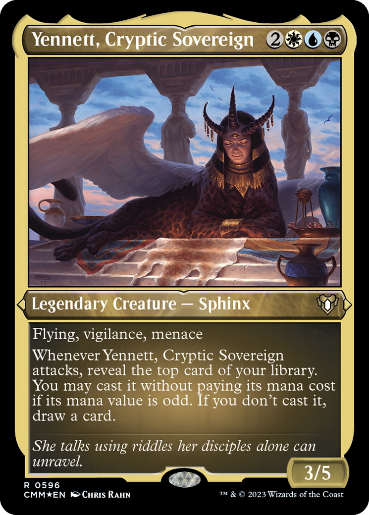 Yennett, Cryptic Sovereign (Foil Etched) [Commander Masters] | PLUS EV GAMES 