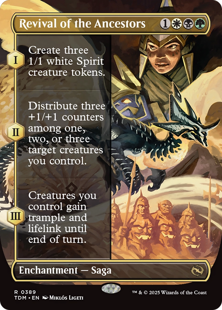 Revival of the Ancestors (Borderless) [Tarkir: Dragonstorm] | PLUS EV GAMES 