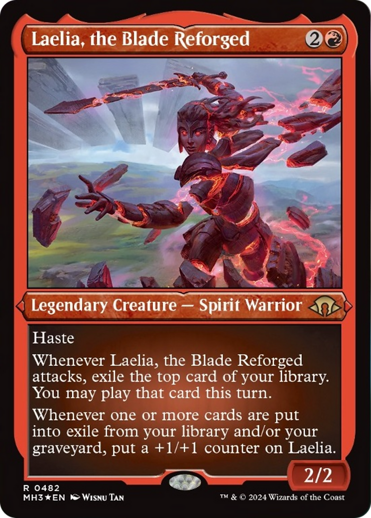 Laelia, the Blade Reforged (Foil Etched) [Modern Horizons 3] | PLUS EV GAMES 