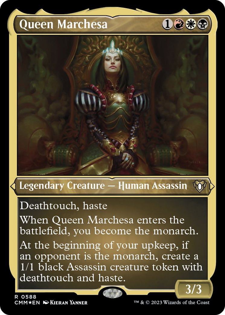 Queen Marchesa (Foil Etched) [Commander Masters] | PLUS EV GAMES 