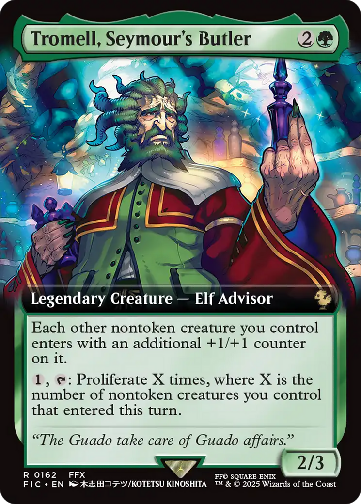 Tromell, Seymour's Butler (Extended Art) [FINAL FANTASY Commander] | PLUS EV GAMES 
