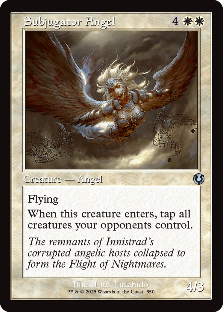 Subjugator Angel (Retro Frame) [Innistrad Remastered] | PLUS EV GAMES 