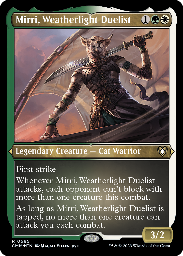 Mirri, Weatherlight Duelist (Foil Etched) [Commander Masters] | PLUS EV GAMES 