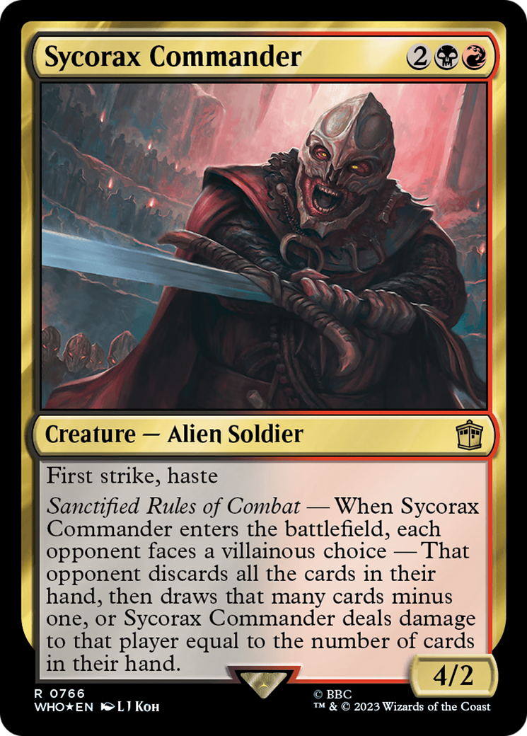 Sycorax Commander (Surge Foil) [Doctor Who] | PLUS EV GAMES 