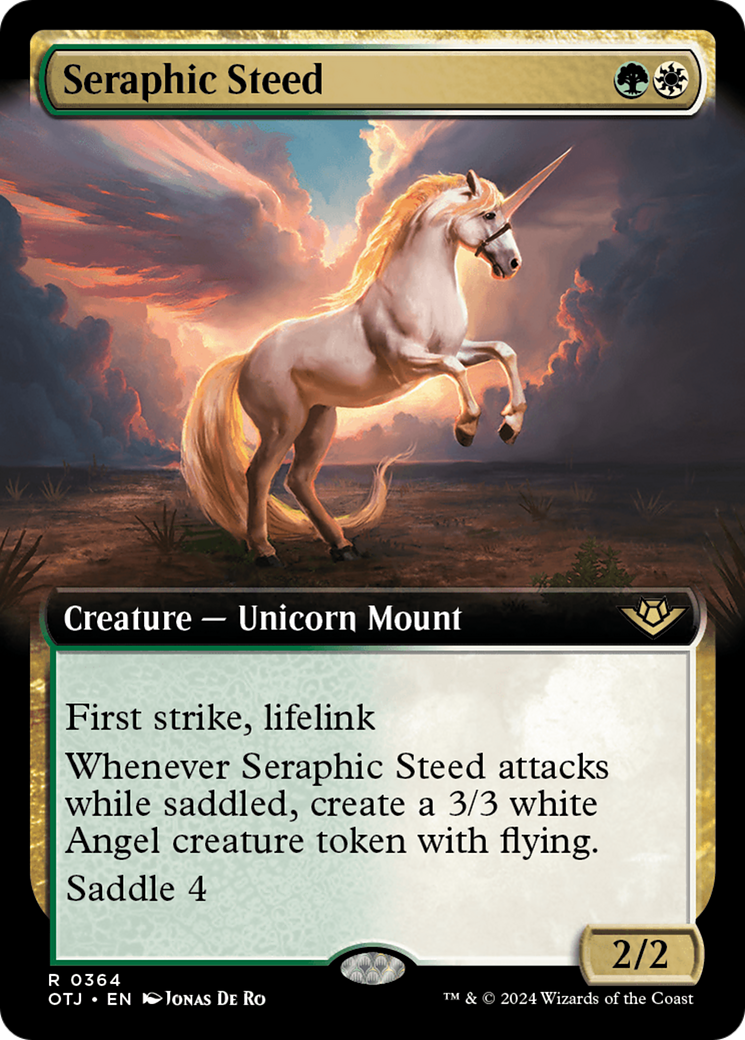 Seraphic Steed (Extended Art) [Outlaws of Thunder Junction] | PLUS EV GAMES 