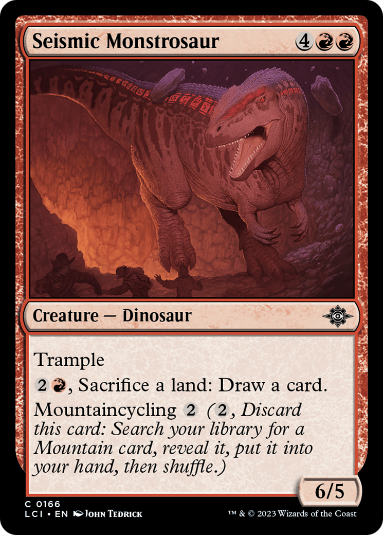 Seismic Monstrosaur [The Lost Caverns of Ixalan] | PLUS EV GAMES 