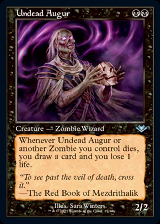 Undead Augur (Retro Foil Etched) [Modern Horizons] | PLUS EV GAMES 