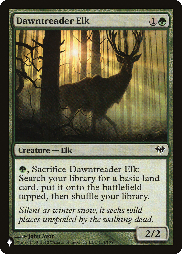 Dawntreader Elk [The List Reprints] | PLUS EV GAMES 