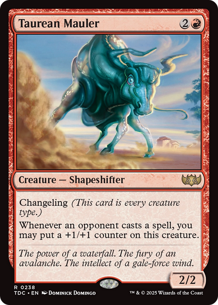 Taurean Mauler [Tarkir: Dragonstorm Commander] | PLUS EV GAMES 