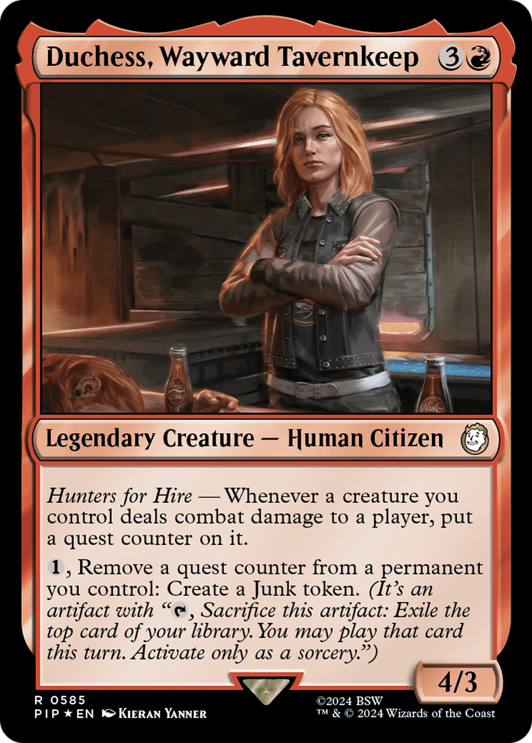 Duchess, Wayward Tavernkeep (Surge Foil) [Fallout] | PLUS EV GAMES 