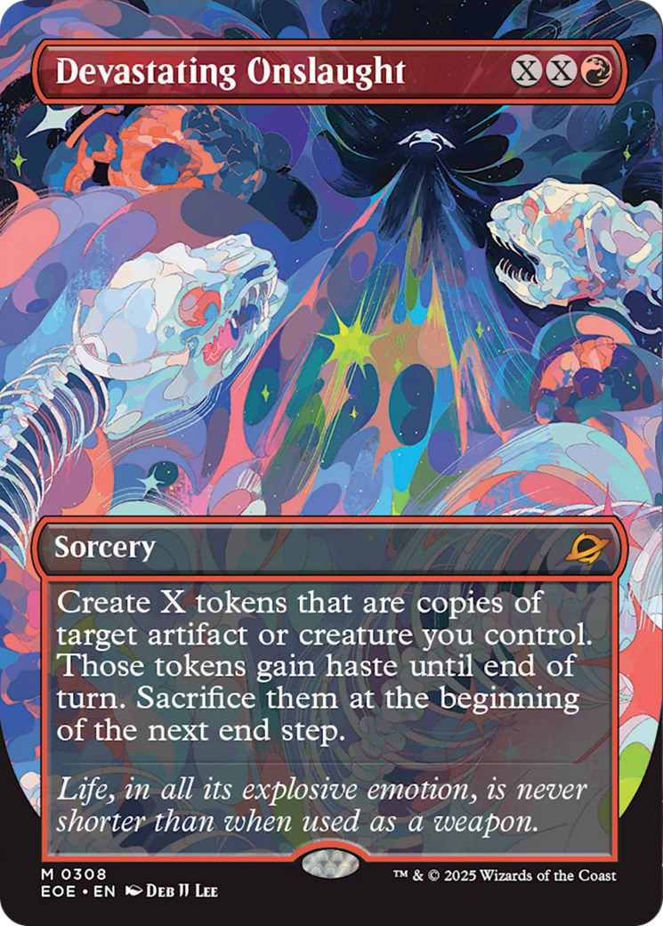 Devastating Onslaught (Borderless) [Edge of Eternities] | PLUS EV GAMES 