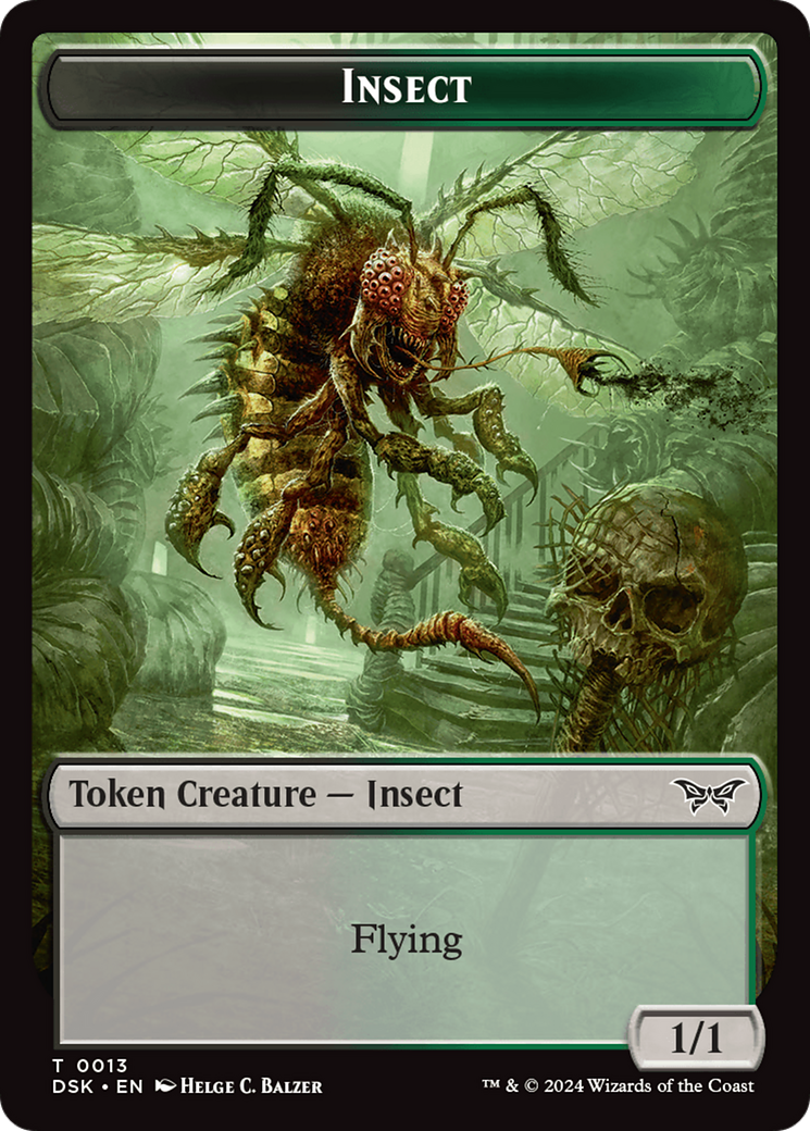 Insect (0013) Token [Duskmourn: House of Horror Tokens] | PLUS EV GAMES 