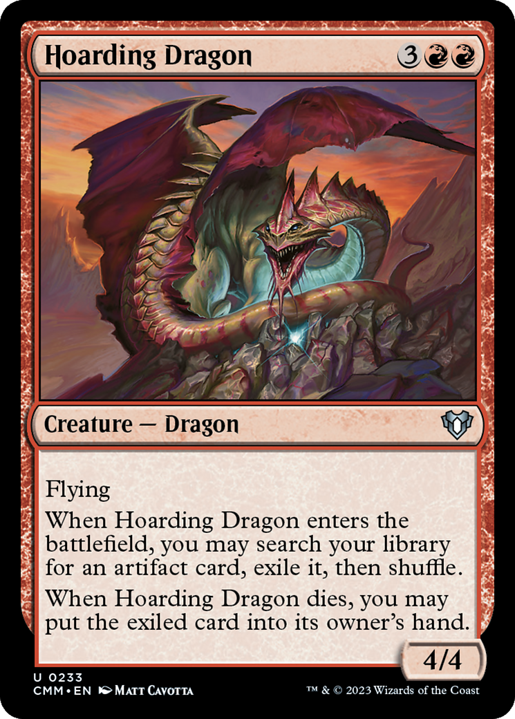 Hoarding Dragon [Commander Masters] | PLUS EV GAMES 