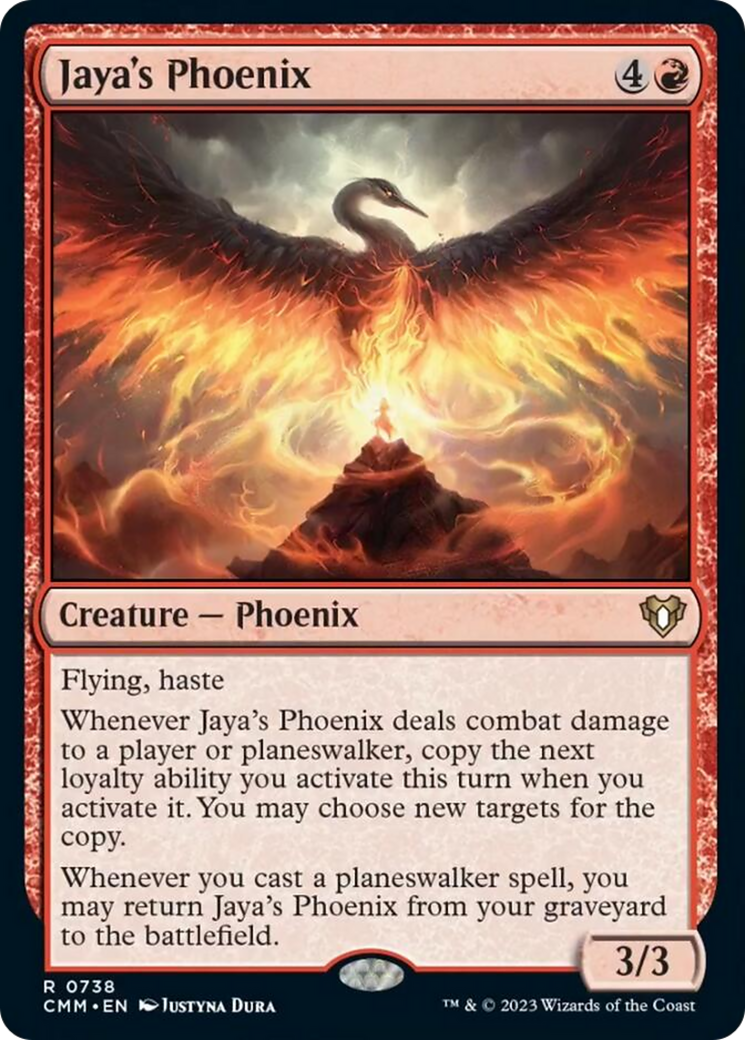 Jaya's Phoenix [Commander Masters] | PLUS EV GAMES 