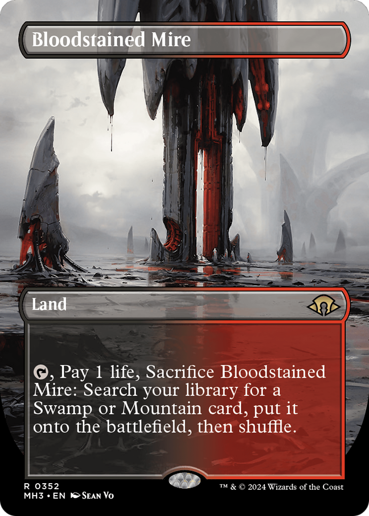 Bloodstained Mire (Borderless) [Modern Horizons 3] | PLUS EV GAMES 