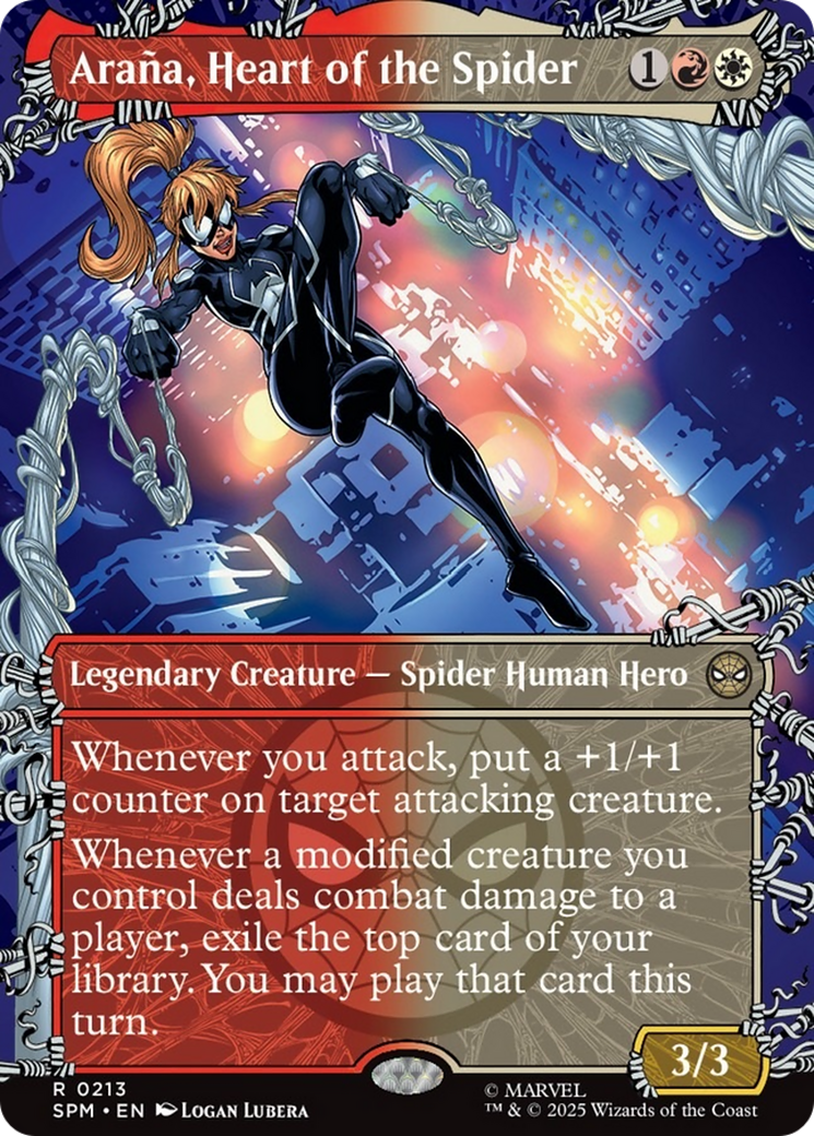 Arana, Heart of the Spider (Borderless) [Marvel's Spider-Man] | PLUS EV GAMES 