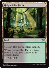 Golgari Rot Farm [Duskmourn: House of Horror Commander] | PLUS EV GAMES 