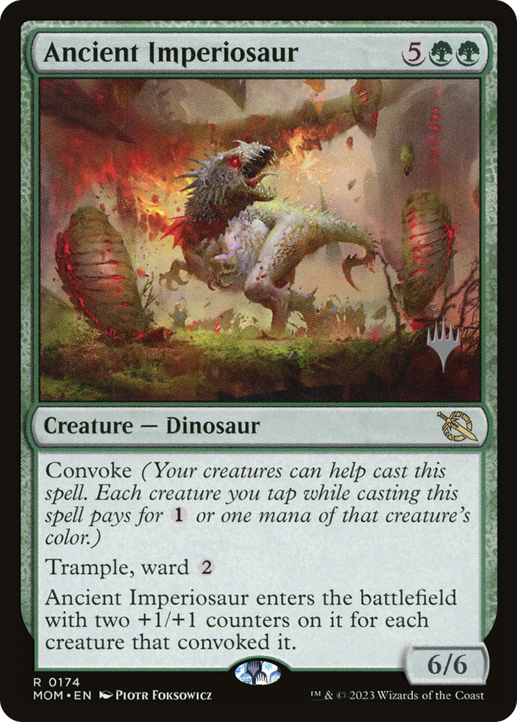 Ancient Imperiosaur (Promo Pack) [March of the Machine Promos] | PLUS EV GAMES 