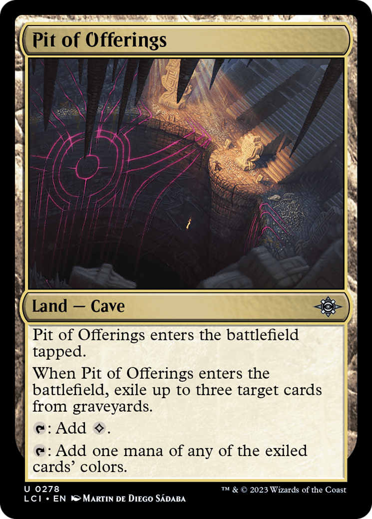 Pit of Offerings [The Lost Caverns of Ixalan] | PLUS EV GAMES 