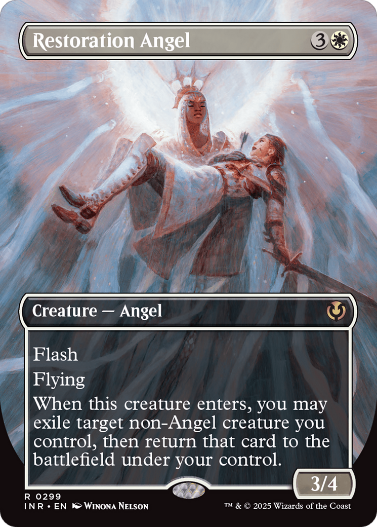 Restoration Angel (Borderless) [Innistrad Remastered] | PLUS EV GAMES 