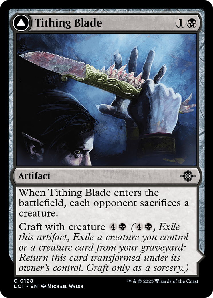 Tithing Blade [The Lost Caverns of Ixalan] | PLUS EV GAMES 