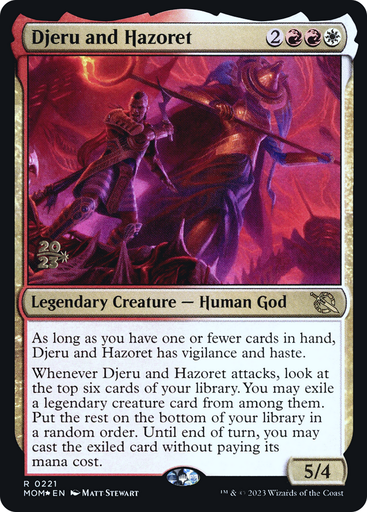 Djeru and Hazoret [March of the Machine Prerelease Promos] | PLUS EV GAMES 