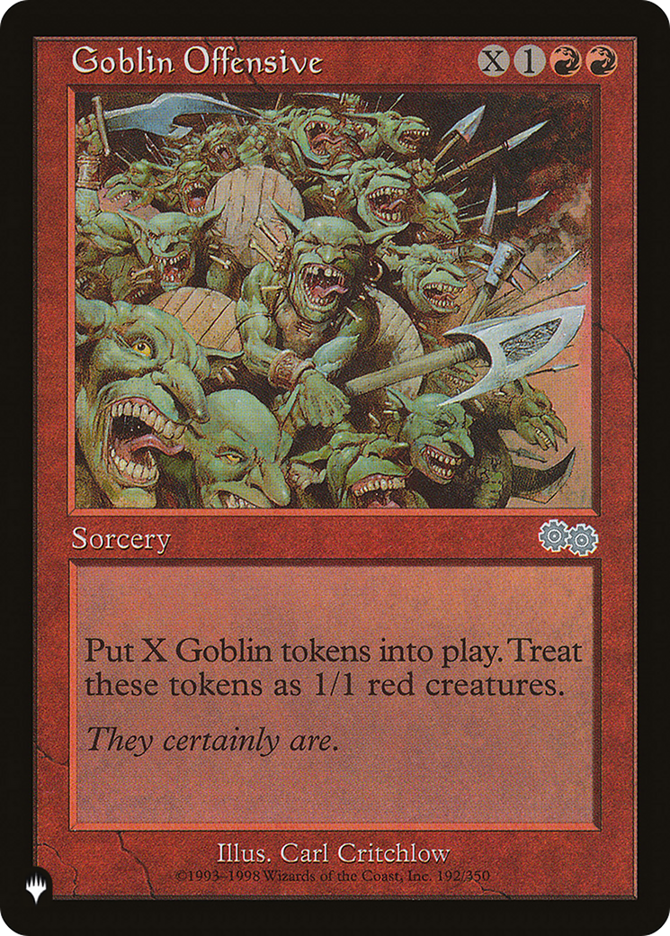 Goblin Offensive [The List Reprints] | PLUS EV GAMES 