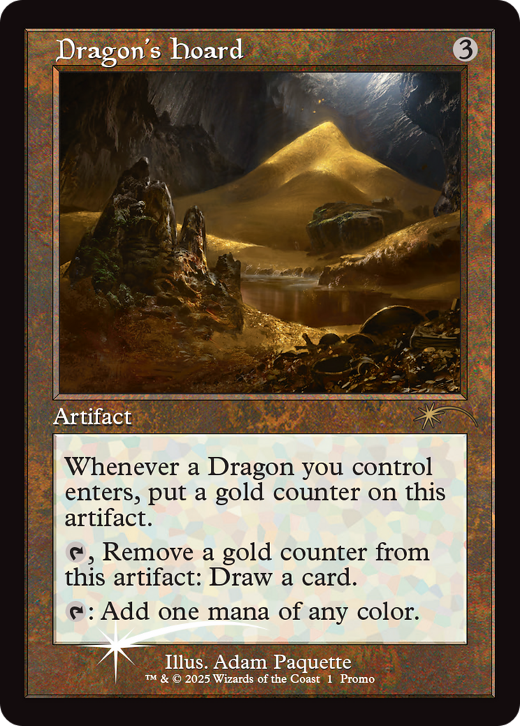 Dragon's Hoard (Retro Frame) [Wizards Play Network 2025] | PLUS EV GAMES 