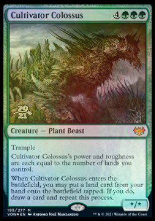 Cultivator Colossus [Innistrad: Crimson Vow Prerelease Promos] | PLUS EV GAMES 