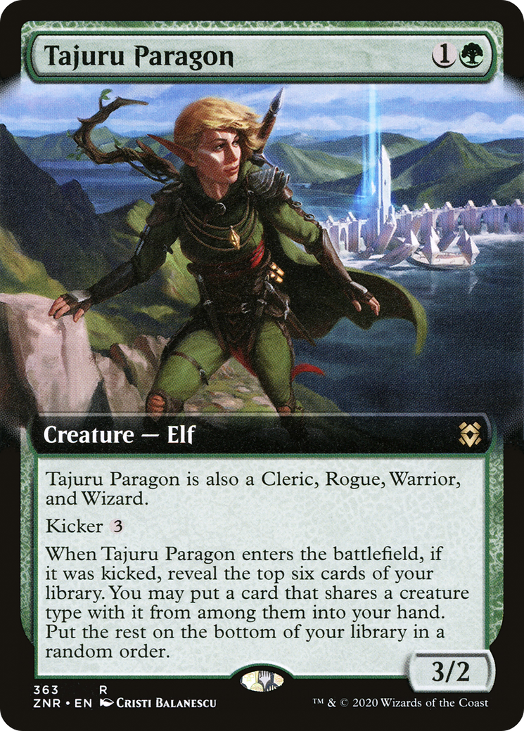 Tajuru Paragon (Extended) [Zendikar Rising Extended Art]