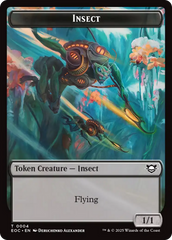 Insect // Beast (0005) Double-Sided Token [Edge of Eternities Commander Tokens] | PLUS EV GAMES 