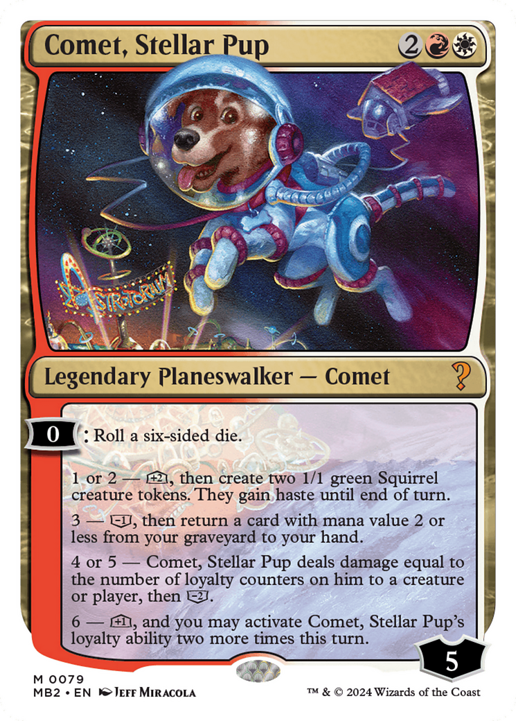 Comet, Stellar Pup [Mystery Booster 2] | PLUS EV GAMES 