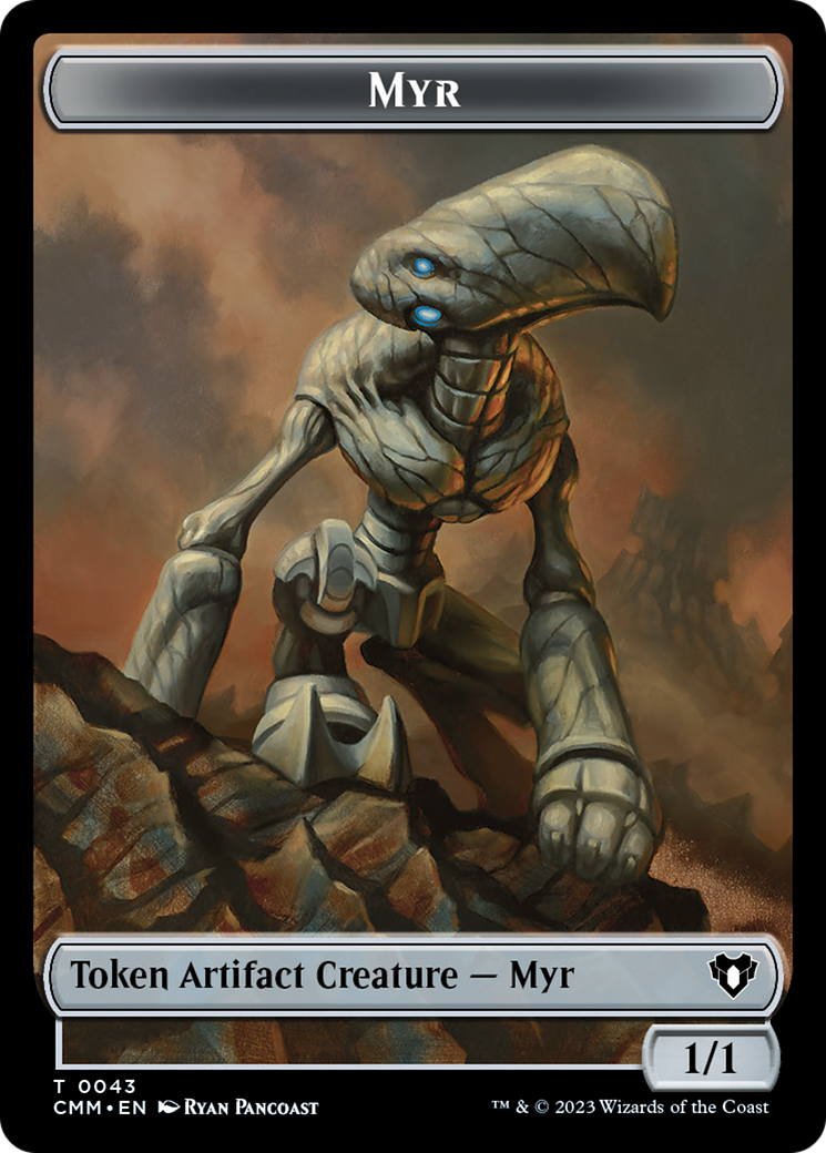 Myr Token [Commander Masters Tokens] | PLUS EV GAMES 