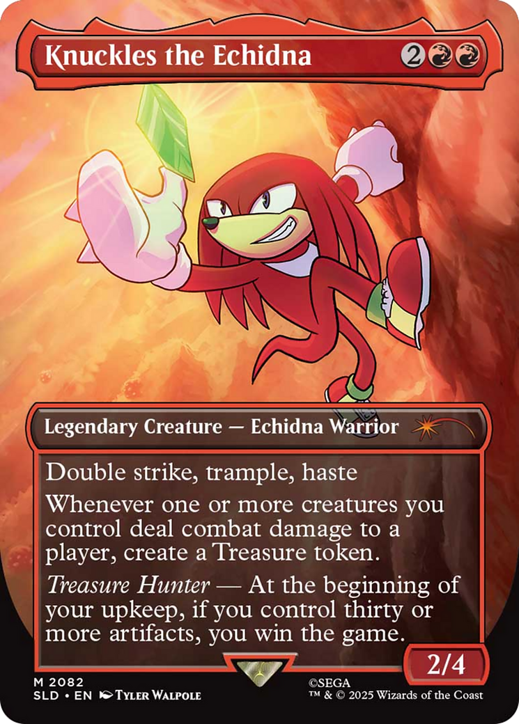 Knuckles the Echidna (Rainbow Foil) [Secret Lair Drop Series] | PLUS EV GAMES 