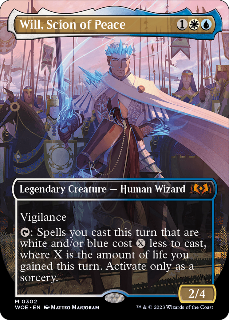 Will, Scion of Peace (Borderless Alternate Art) [Wilds of Eldraine] | PLUS EV GAMES 