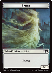 Angel // Spirit Double-Sided Token [Tarkir: Dragonstorm Commander Tokens] | PLUS EV GAMES 