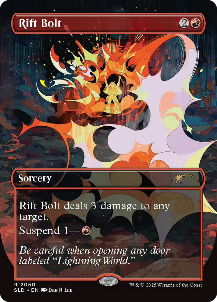 Rift Bolt (2050) (Rainbow Foil) [Secret Lair Drop Series] | PLUS EV GAMES 
