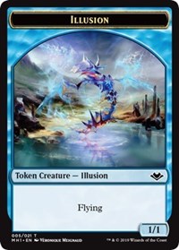 Illusion (005) // Marit Lage (006) Double-Sided Token [Modern Horizons Tokens] | PLUS EV GAMES 