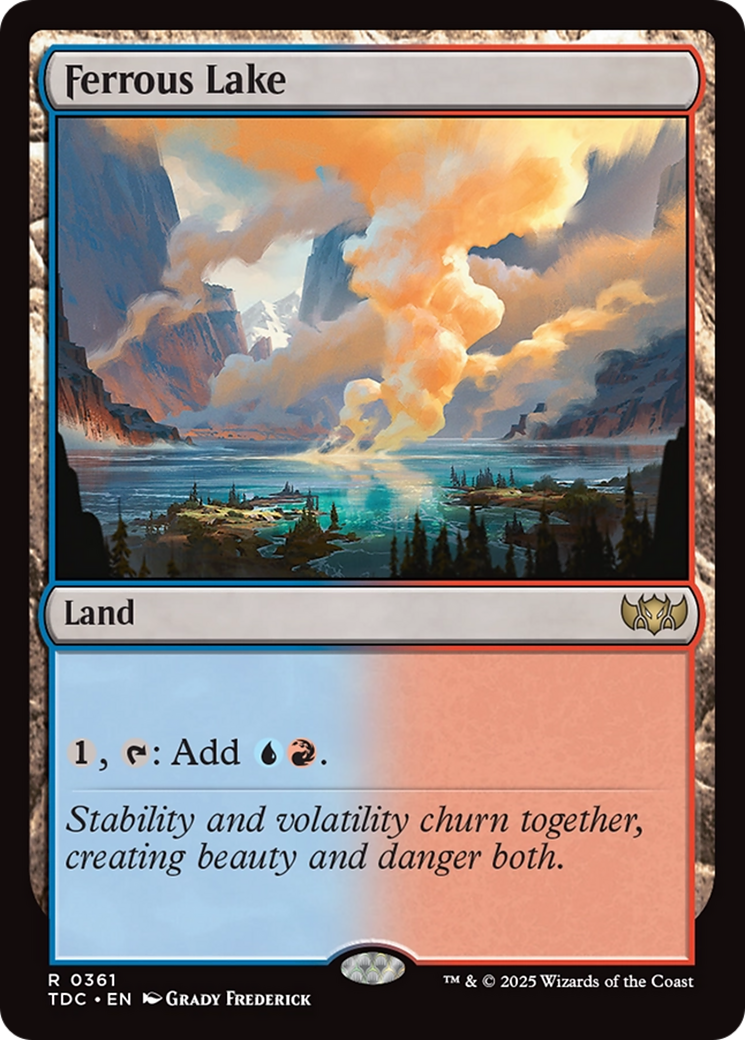 Ferrous Lake [Tarkir: Dragonstorm Commander] | PLUS EV GAMES 