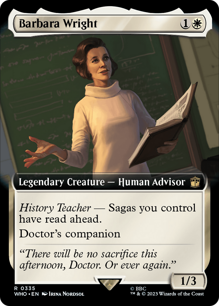 Barbara Wright (Extended Art) [Doctor Who] | PLUS EV GAMES 