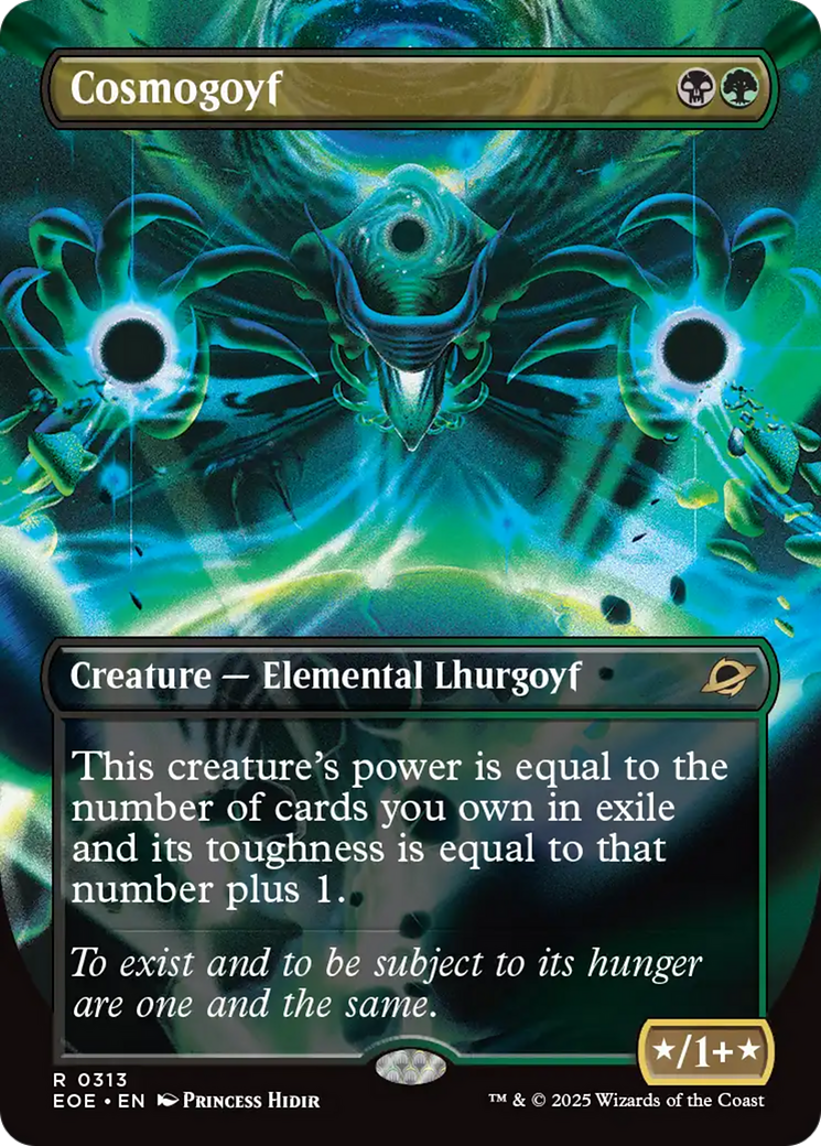Cosmogoyf (Borderless) [Edge of Eternities] | PLUS EV GAMES 
