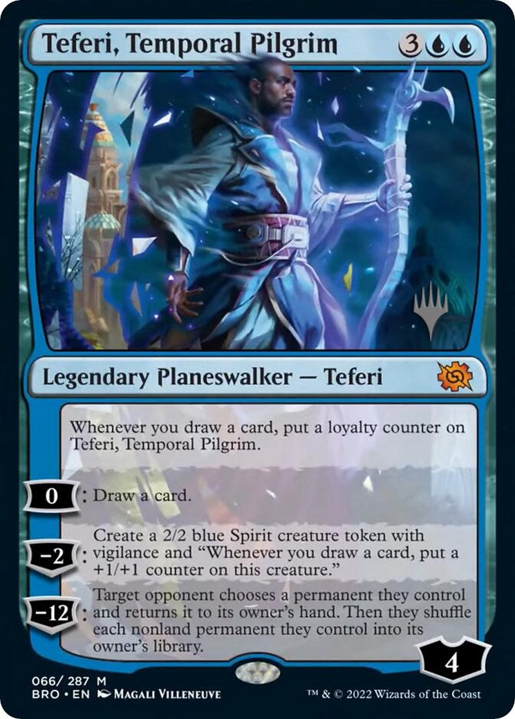 Teferi, Temporal Pilgrim (Promo Pack) [The Brothers' War Promos] | PLUS EV GAMES 