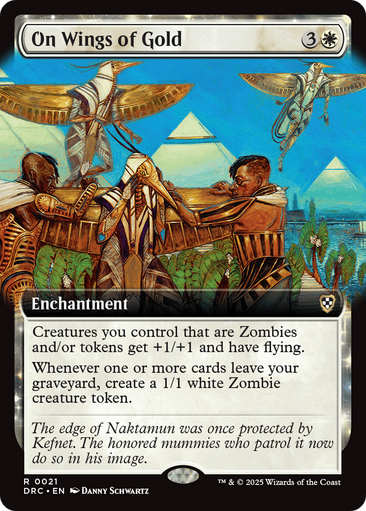 On Wings of Gold (Extended Art) [Aetherdrift Commander] | PLUS EV GAMES 