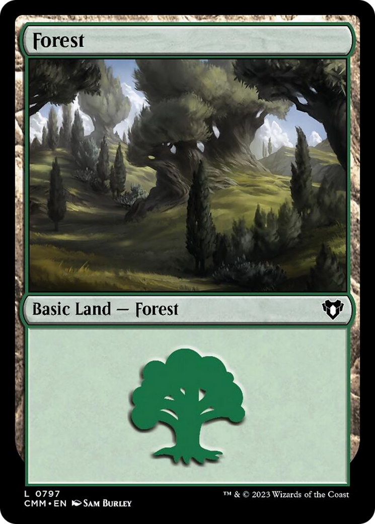 Forest (797) [Commander Masters] | PLUS EV GAMES 