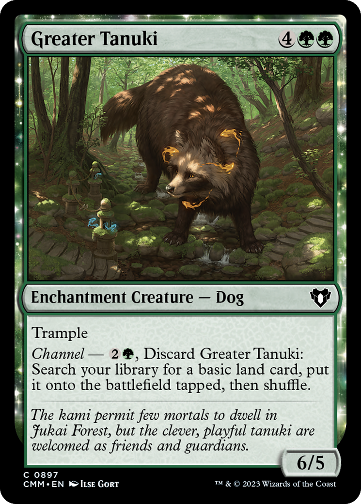 Greater Tanuki [Commander Masters] | PLUS EV GAMES 