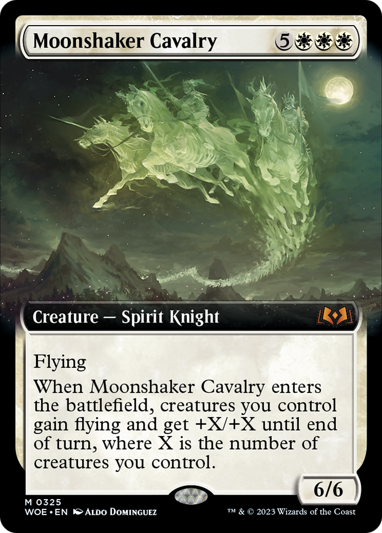 Moonshaker Cavalry (Extended Art) [Wilds of Eldraine] | PLUS EV GAMES 